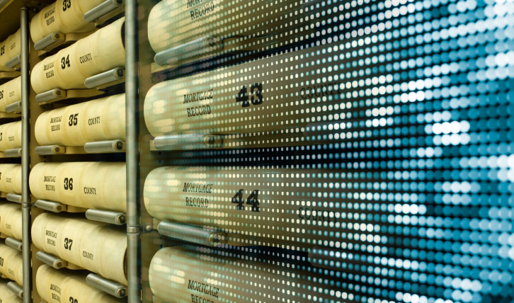 Mortgage record storage